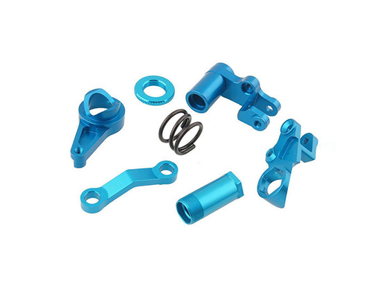 Machine parts - CNC machining medical device parts, blue anodized oem bicycle parts; custom aluminum cnc machining motorcycle parts, red anodized cnc machining auto parts, DGHY-0064