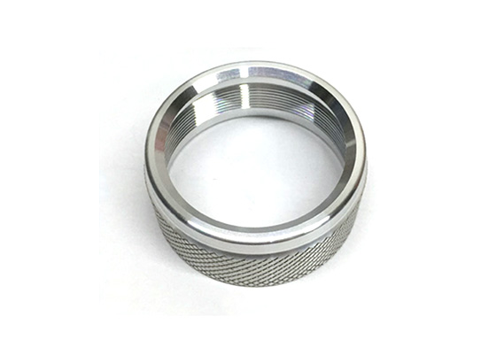 Hardware Fittings - Knurled aluminum knobs, diamond knurl, knurled sleeve, knurled tube, aluminum knurled knob, DGHY-0049